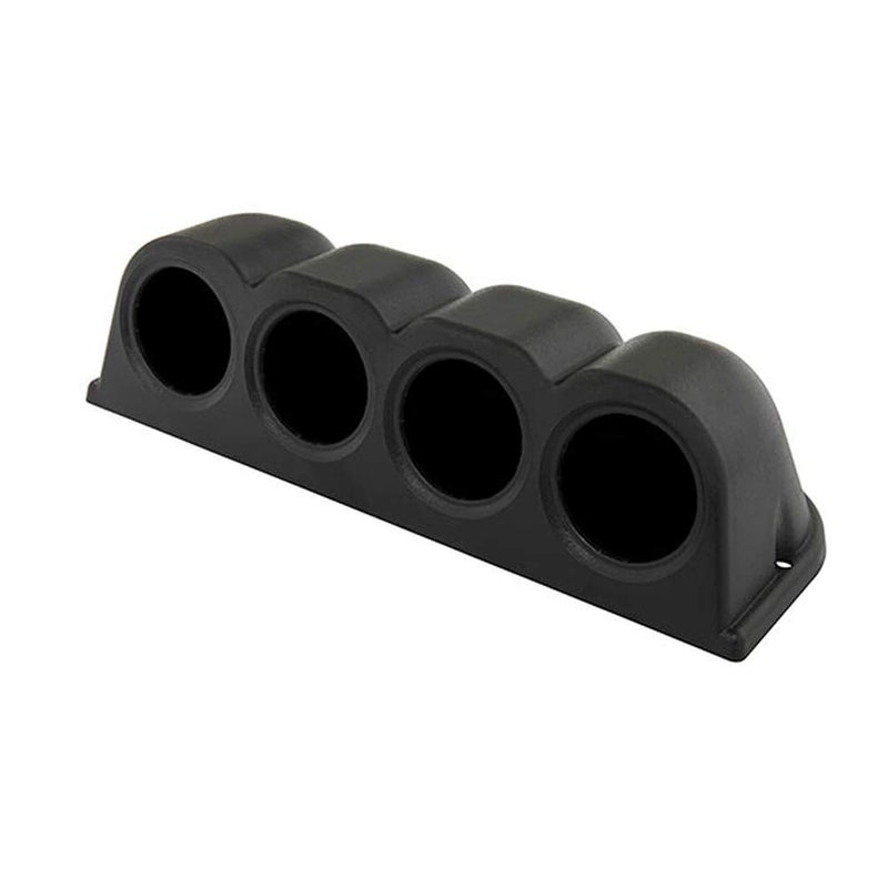 بود عدادات غلو شيفت الرباعي الأسود العالمي للوحة القيادة يناسب أي طراز  بلاستيك ABS  يركب 4 عدادات 52 مم على لوحة القيادة للمركبات