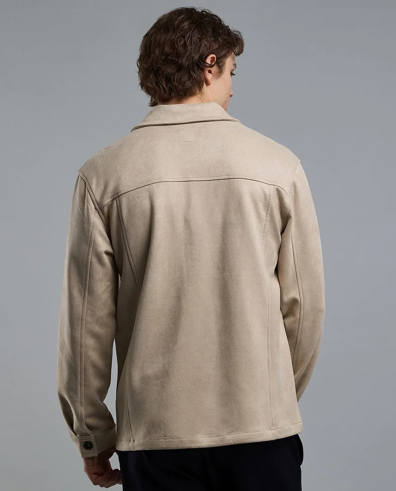 R&b  Solid Jacket with Button Closure for Men | Best Price UAE