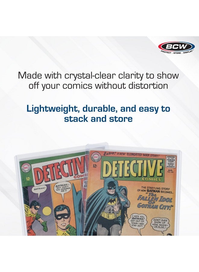 BCW Silver Age Comic Book Top loaders 20 ct | Crystal Clear PVC | Protects Comic Books, Photos, Prints | Rigid Top-Loading Design | Double Pack Convenience | Hard Comic Case - Image 5