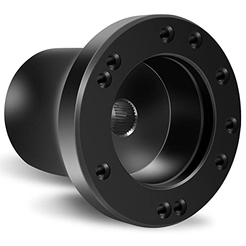 QYMOPAY Golf Cart Steering Wheel Adapter, Steering Wheel Adapter for Club Car DS Golf Carts Adapter (Black Golf Cart Adapter for DS) - Image 1