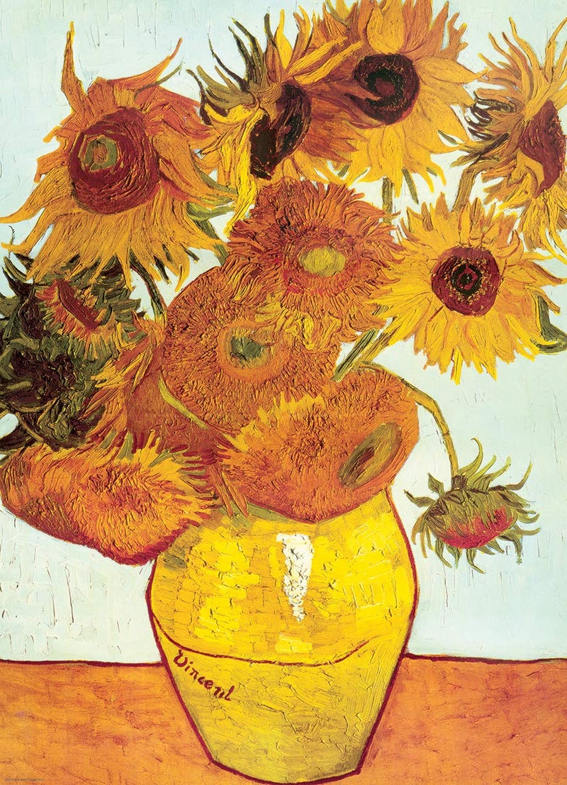Eurographics Twelve Sunflowers by Van Gogh 1000-Piece Puzzle - Image 2