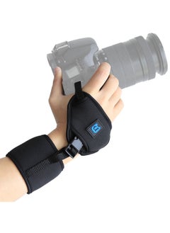 Soft Neoprene Hand Grip Wrist Strap with 1/4 inch Screw Plastic Plate for SLR / DSLR Cameras
