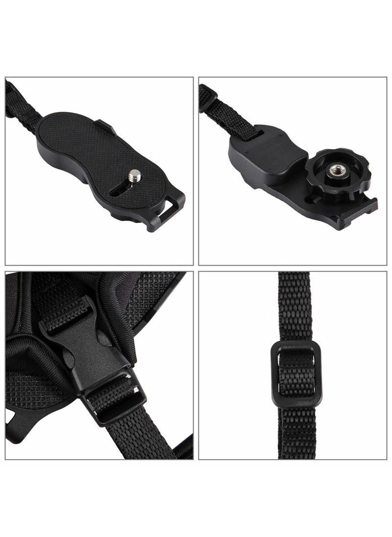 PULUZ - Soft Neoprene Hand Grip Wrist Strap with 1/4 inch Screw Plastic Plate for SLR / DSLR Cameras - Image 1