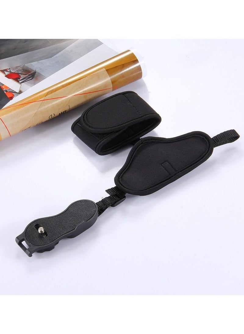 PULUZ - Soft Neoprene Hand Grip Wrist Strap with 1/4 inch Screw Plastic Plate for SLR / DSLR Cameras - Image 1