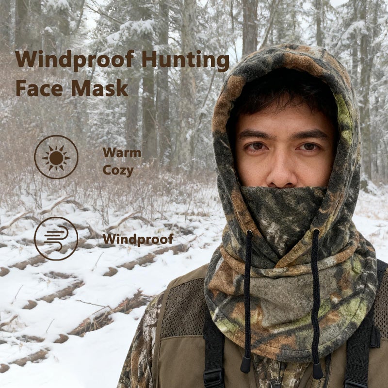 CYNROFVEN Hunting Face Mask for Cold Weather Windproof Camo Balaclava Face Mask for Outdoor Sports - Image 4