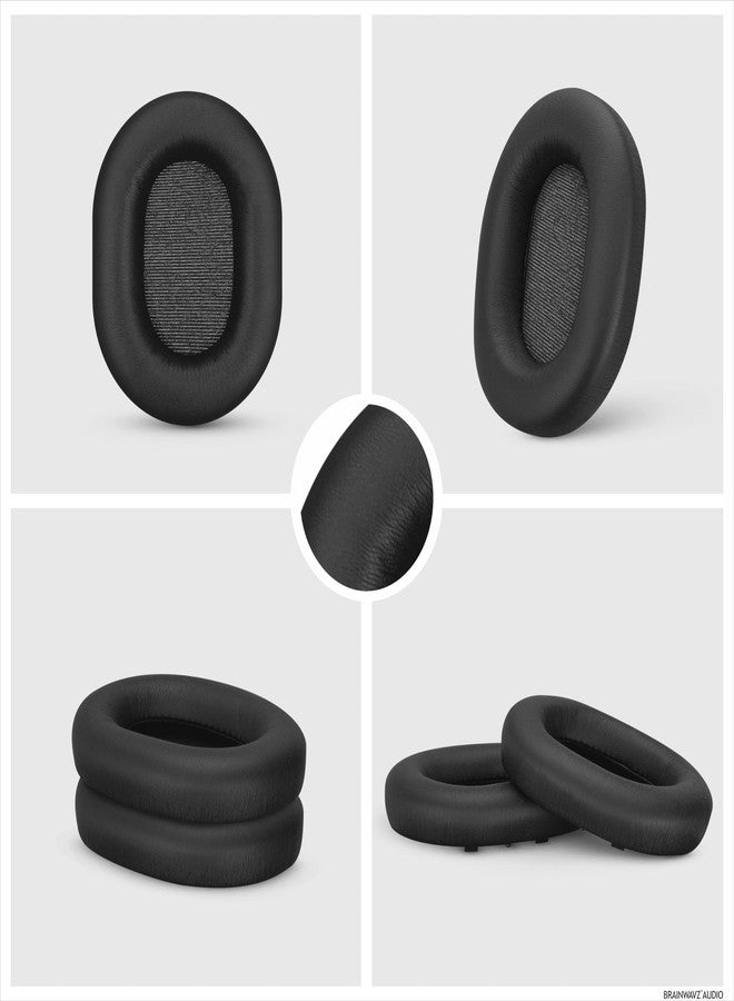 BRAINWAVZ Replacement Earpads for Sony WH-1000XM5 Headphones - Soft Vegan Leather Cushions for Extra Comfort, Easy & Quick Installation, (Black) - Image 5