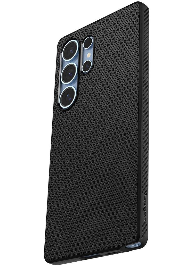 Spigen - Liquid Air Samsung Galaxy S25 ULTRA Case Cover - Matte Black - Image 1