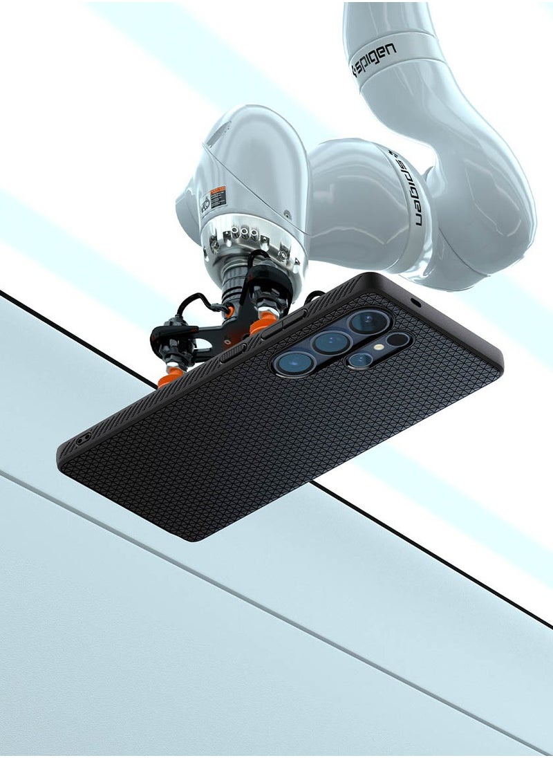 Spigen - Liquid Air Samsung Galaxy S25 ULTRA Case Cover - Matte Black - Image 1