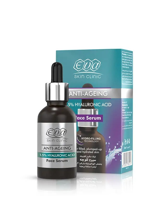 Eva Skin Clinic Anti-Ageing 1.5% Hyaluronic Acid Face Serum 30 ML