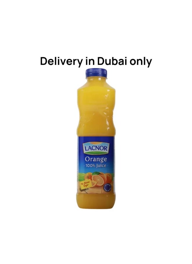 Lacnor Lacnor Fresh 100 Percent Orange Juice- 1ltr (Delivery In Dubai Only)  - Image 1