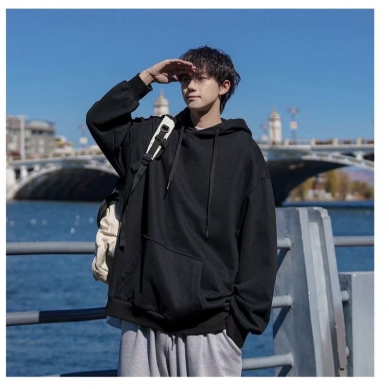 2023 Premium Hoodie Casual Long Sleeve Mens Sweatshirt Brown - Image 5