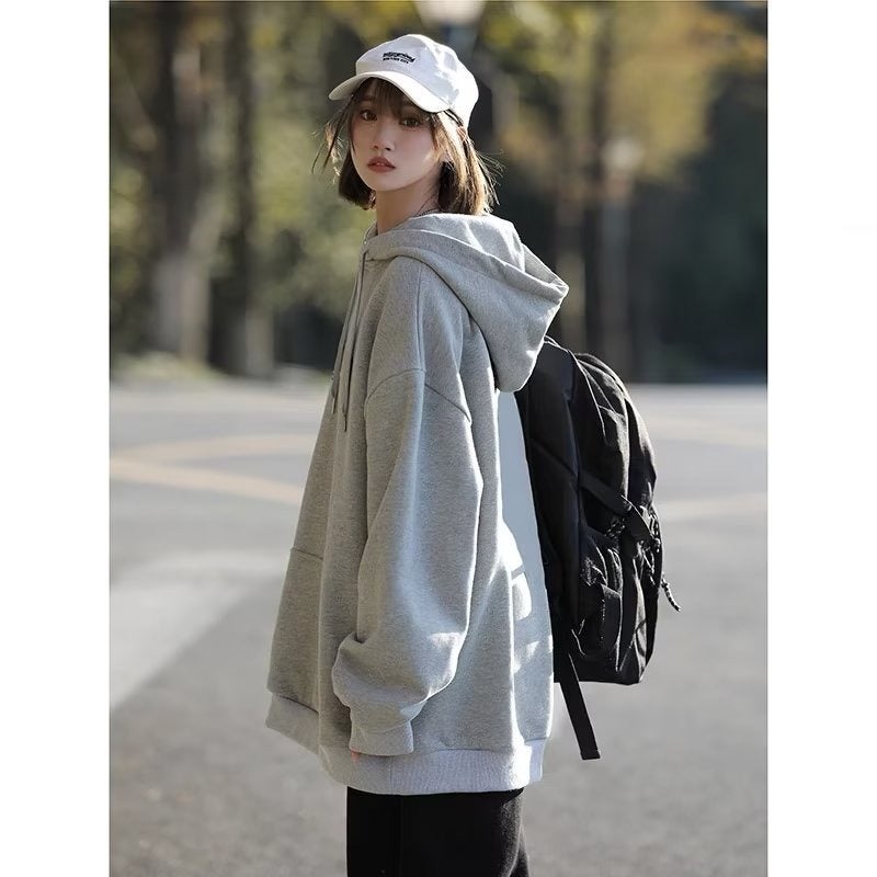 2023 Premium Hoodie Casual Long Sleeve Mens Sweatshirt Brown - Image 3