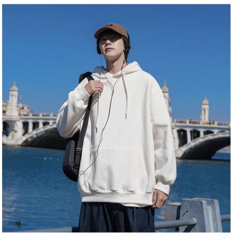 2023 Premium Hoodie Casual Long Sleeve Mens Sweatshirt Brown - Image 4