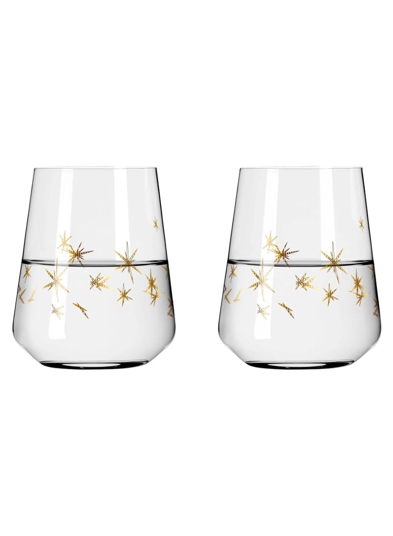 RITZENHOFF Water Glasses Set of 2 (510 ml), Crystal Glass, Dishwasher Safe,  Exclusive Gift Box, Made in Germany - Image 2