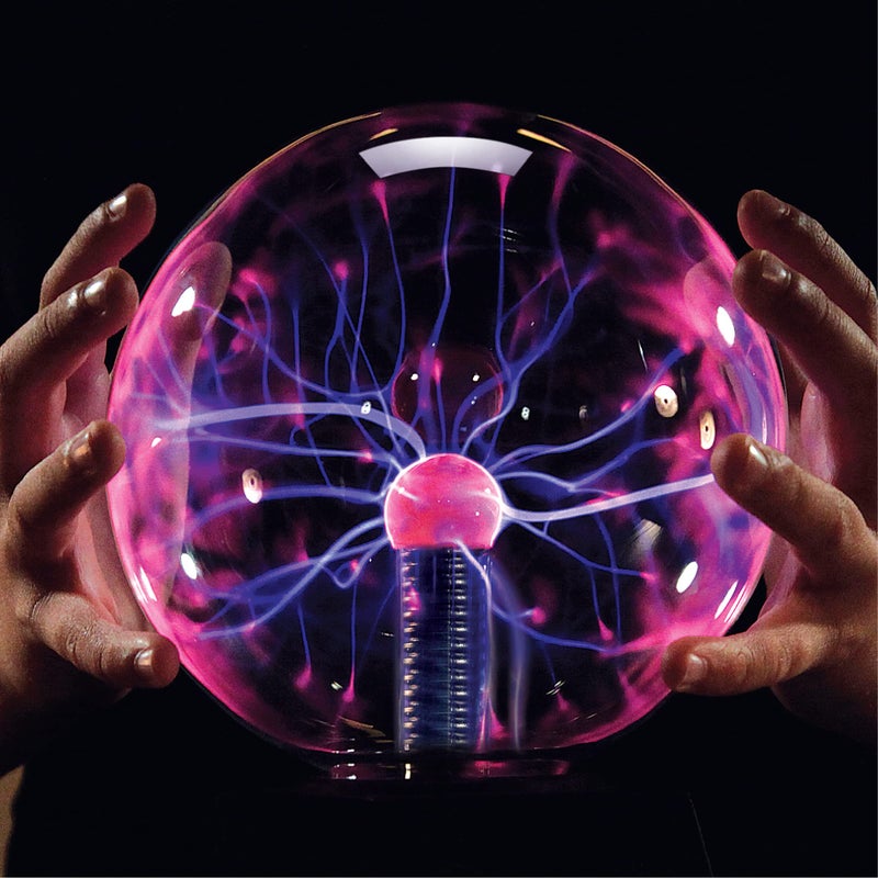 Discoveryâ„¢ Plasma Globe Lamp, Touch & Sound Sensitive Lightning, Interactive Electric Plasma Ball for Hands-On STEM Learning, Plug-in Bedroom & Desktop Decorative lamp - Image 5