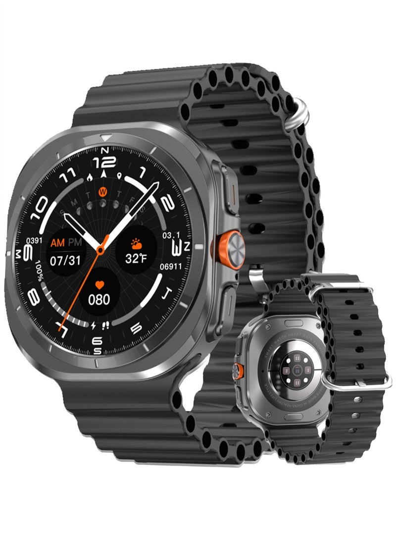 RollsTimi  - Bluetooth Smartwatch, Support AI Voice, Multiple Language Settings, Sports Health Monitoring, Multiple Sports Modes, Universal For IOS And Android Systems, DT Watch Ultra Mini - Image 1
