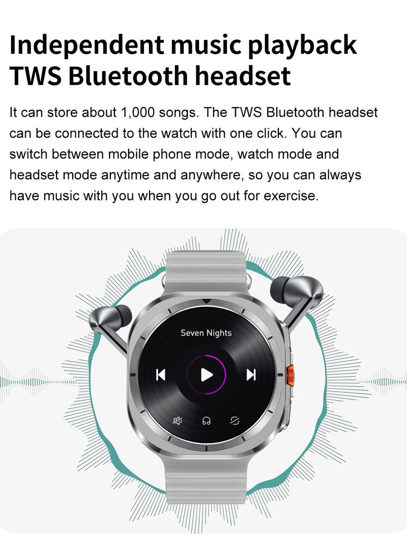 RollsTimi  - Bluetooth Smartwatch, Support AI Voice, Multiple Language Settings, Sports Health Monitoring, Multiple Sports Modes, Universal For IOS And Android Systems, DT Watch Ultra Mini - Image 1