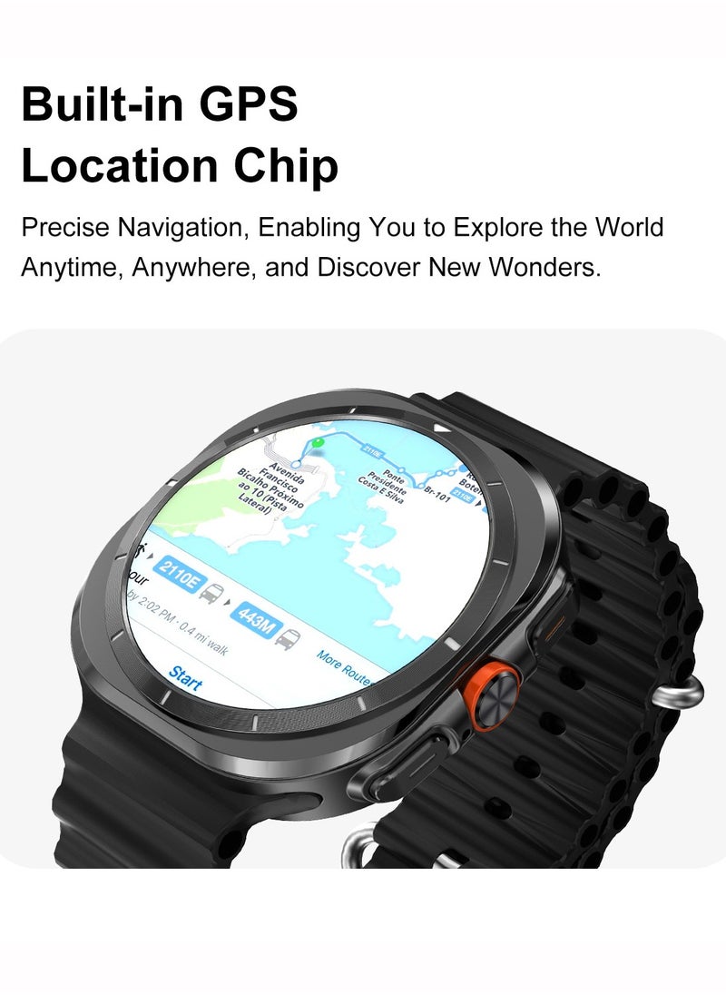 RollsTimi  - Bluetooth Smartwatch, Support AI Voice, Multiple Language Settings, Sports Health Monitoring, Multiple Sports Modes, Universal For IOS And Android Systems, DT Watch Ultra Mini - Image 1
