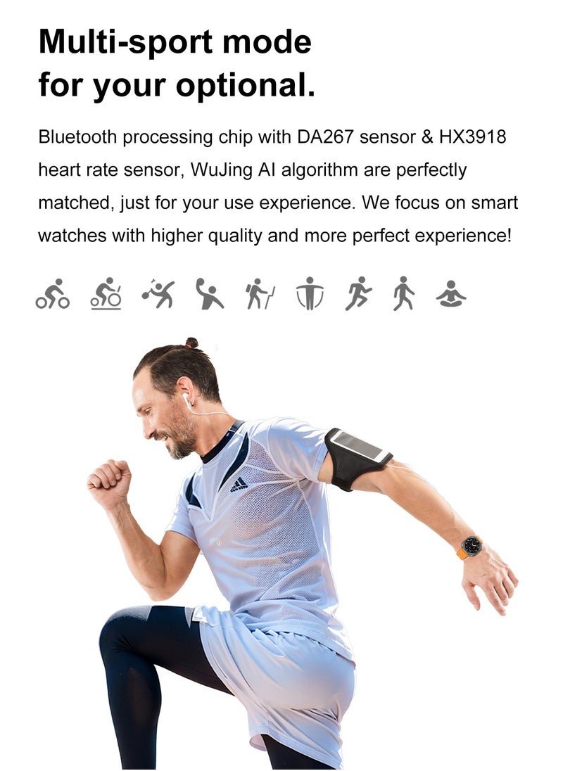RollsTimi  - Bluetooth Smartwatch, Support AI Voice, Multiple Language Settings, Sports Health Monitoring, Multiple Sports Modes, Universal For IOS And Android Systems, DT Watch Ultra Mini - Image 1