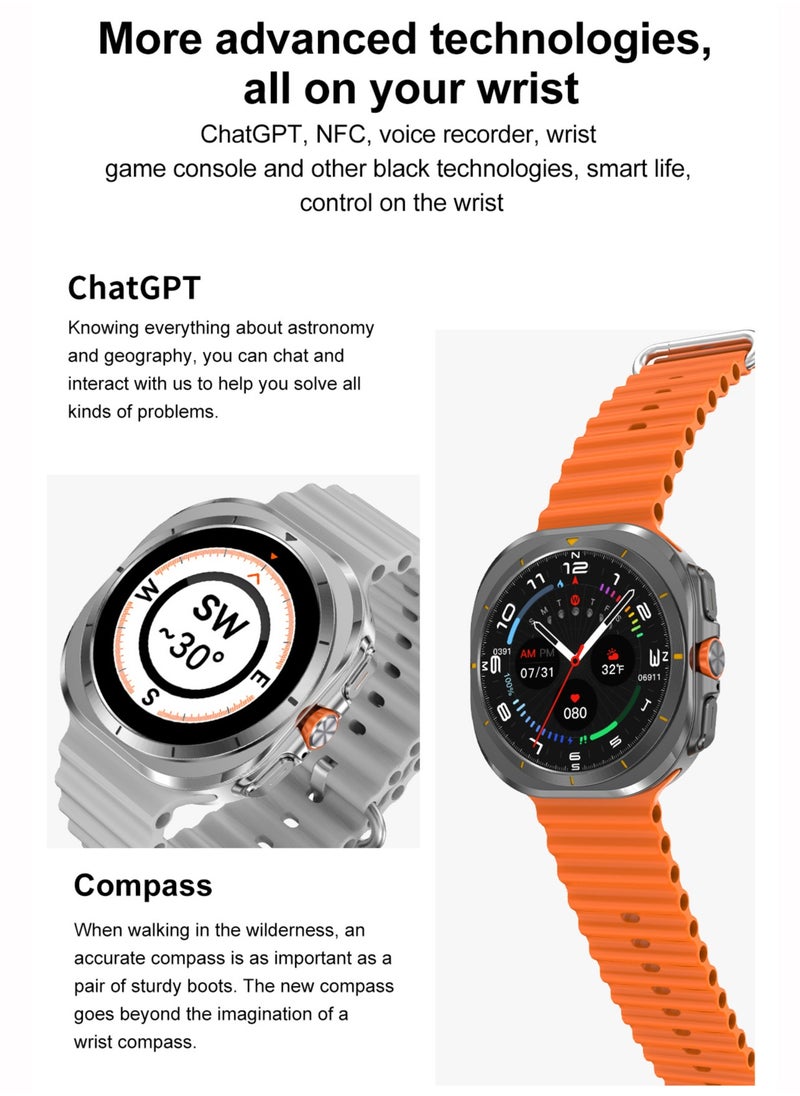 RollsTimi  - Bluetooth Smartwatch, Support AI Voice, Multiple Language Settings, Sports Health Monitoring, Multiple Sports Modes, Universal For IOS And Android Systems, DT Watch Ultra Mini - Image 1