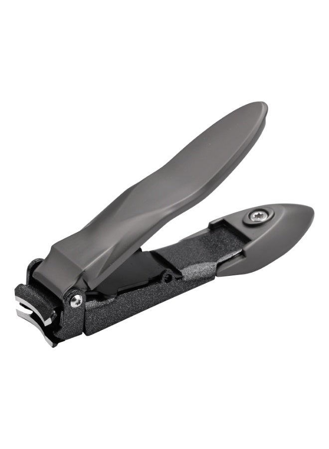 ROSSMANN Professional Nail Clipper – Black Stainless Steel Heavy Duty Cutter for Thick Nails, Manicure & Pedicure Tool - Image 1