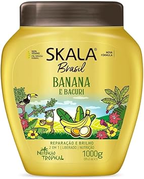 SKALA Nourishes Strengthens Hair Acondicionador Bomba de Vitaminas Skala 1000ml Banana Enriched Formula