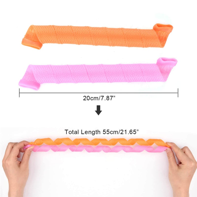 Orgrimmar 30PCS Magic Hair Curlers Curls Styling Kit, DIY No Heat for Extra Long (55 cm/ 21.65 inch) - Image 3