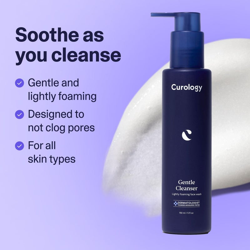 Curology Gentle Facial Cleanser, Hydrating Foaming Face Wash, for Sensitive, Dry or Oily Skin Types, 5 fl oz - Image 4