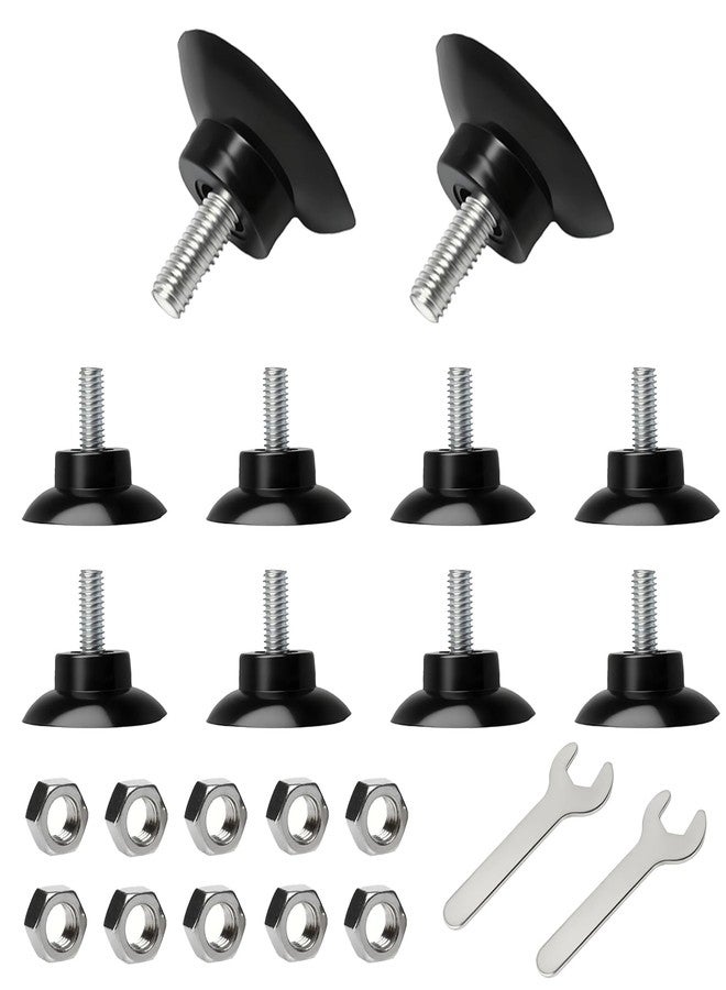 Mtuiewo 10 PCS Grabber Tool Suction Cups with 2 PCS Wrenches, Rubber Suction Cups, Replacement Gripper Cups, Rubber Cups with Locknuts - Image 1