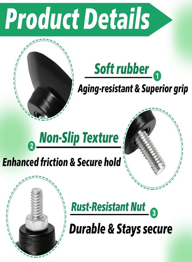 Mtuiewo 10 PCS Grabber Tool Suction Cups with 2 PCS Wrenches, Rubber Suction Cups, Replacement Gripper Cups, Rubber Cups with Locknuts - Image 4