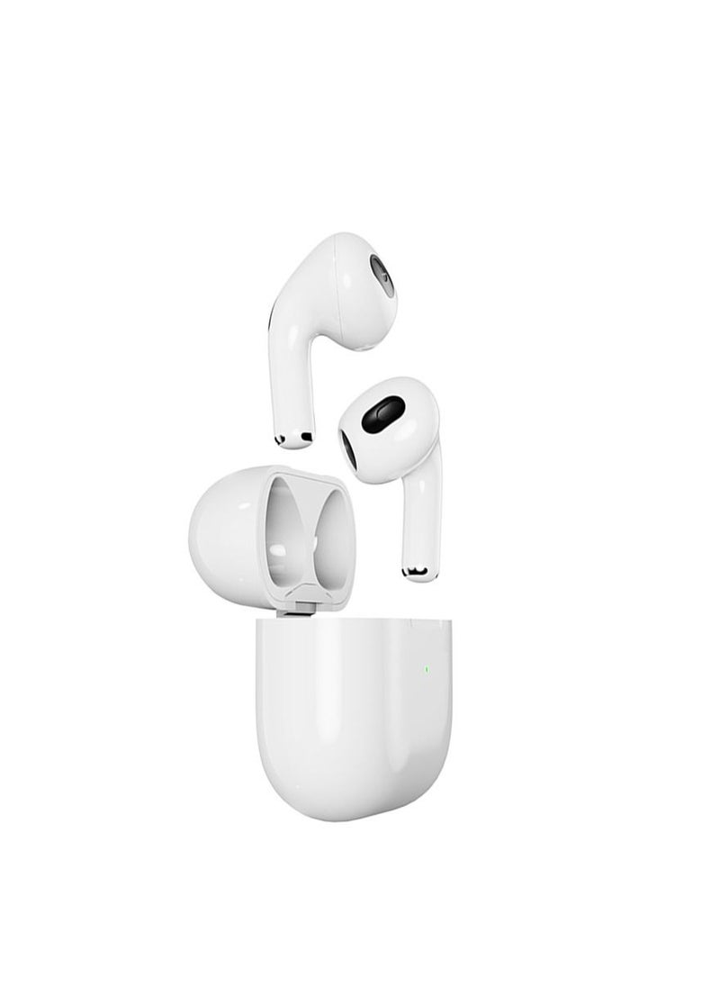 IQ TOUCH - True Wireless Stereo Earbuds With Built-in Microphone & Touch Control, Lightweight & Wireless Charging Case, 3 Hours of Talk Time, White Color - Image 1