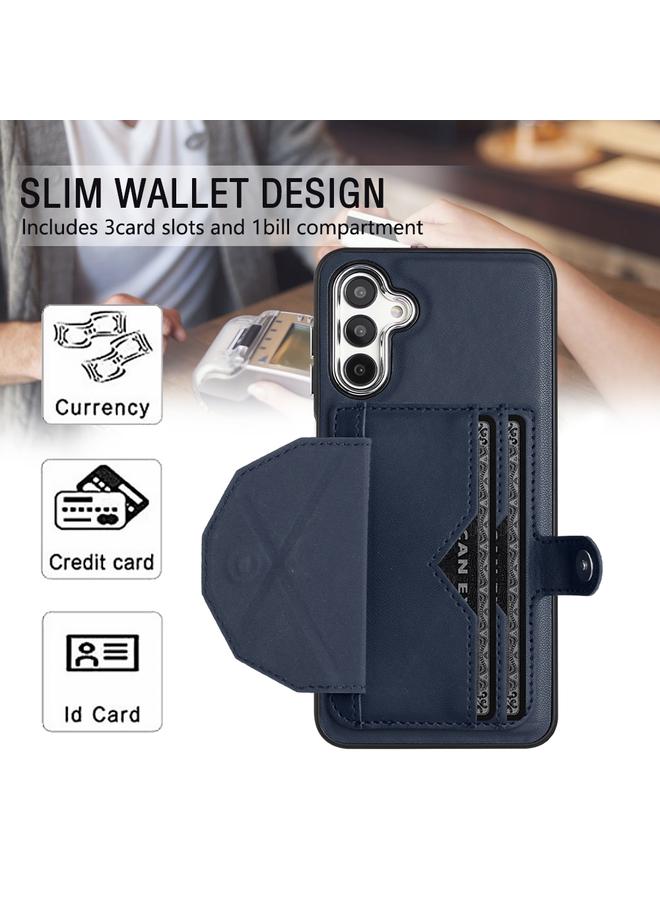 اس-توب جراب لهاتف Samsung Galaxy A13 5G / A04S / M13 5G جراب هاتف جلدي مقاوم للصدمات مع حامل بطاقة - Image 4