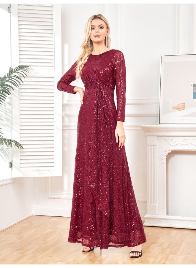 Madam Uniq Sequin Evening Dress  - Image 2