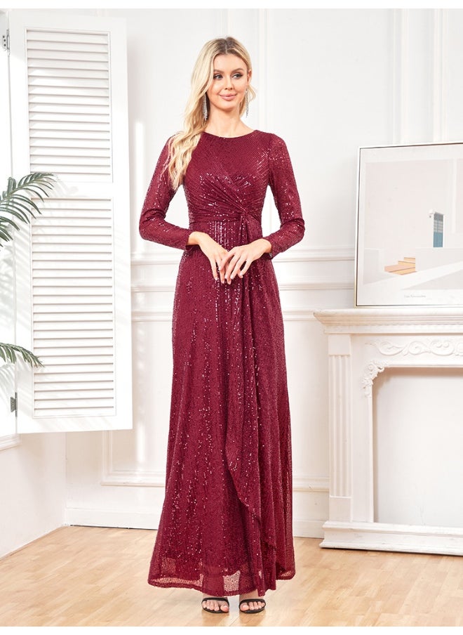 Madam Uniq Sequin Evening Dress  - Image 3