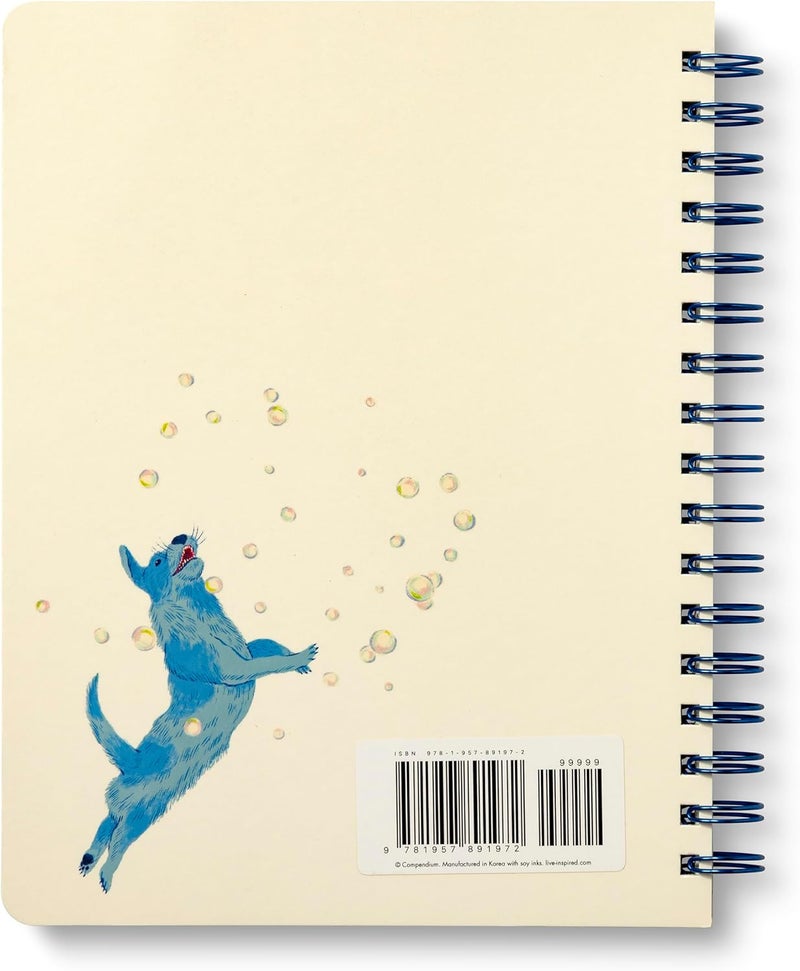 Compendium Spiral Notebook – Expect the Best Things to Happen Today – A Designer Spiral Notebook with 192 Lined Pages, College Ruled, 7.0" W x 9.25" H - Image 4