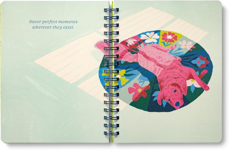 Compendium Spiral Notebook – Expect the Best Things to Happen Today – A Designer Spiral Notebook with 192 Lined Pages, College Ruled, 7.0" W x 9.25" H - Image 5