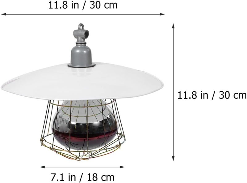 150w Livestock Heating Lamp for Piglets Durable Heat Preservation Tool with Safe Structure Ceramic Design for Warmth and Anti-Scald Protection - Image 5