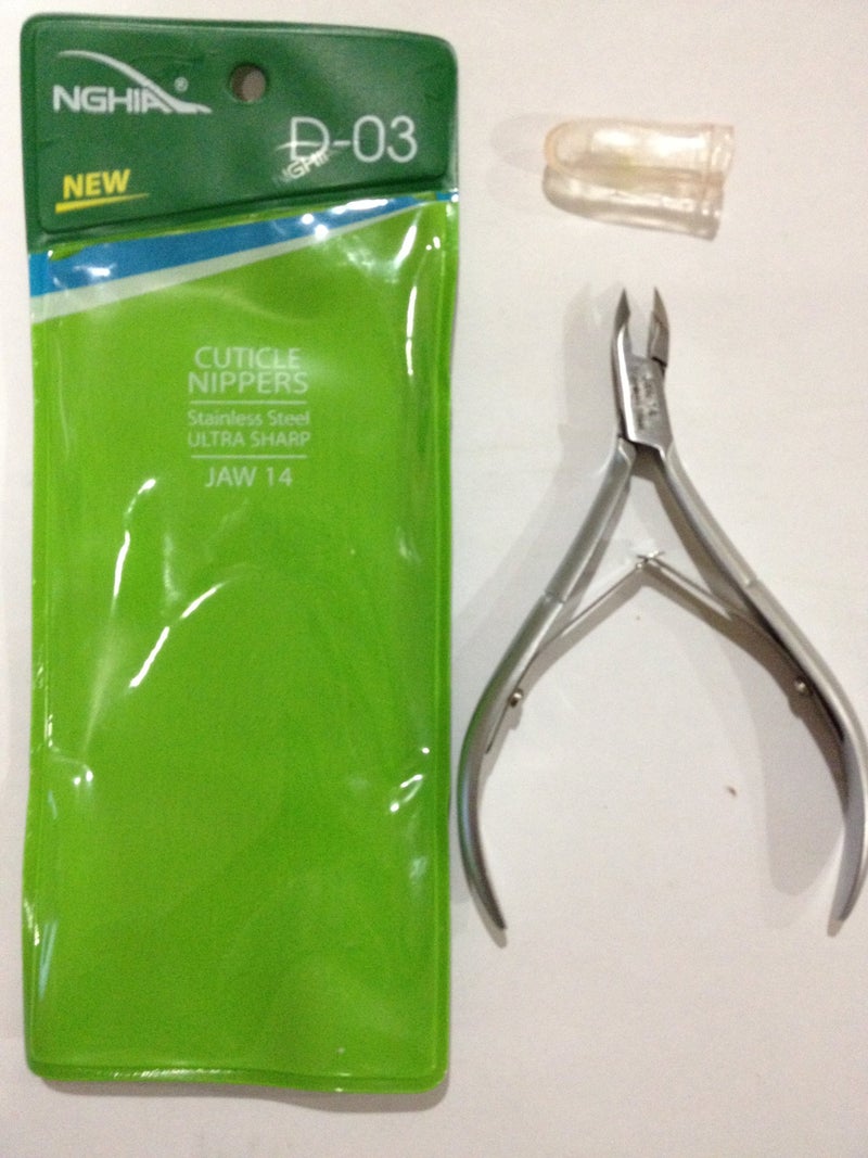 Nghia Stainless Steel Cuticle Nipper C-04 (Previously D-03) Jaw 14 - Image 4