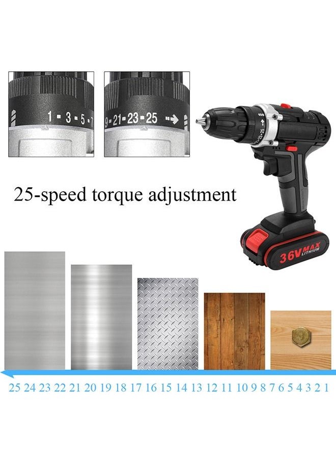 Arabest 36V Wireless Multi-functional Electric Impact Cordless Drill Hand Machine Electric Holder Cordless Power Drill  - Image 4