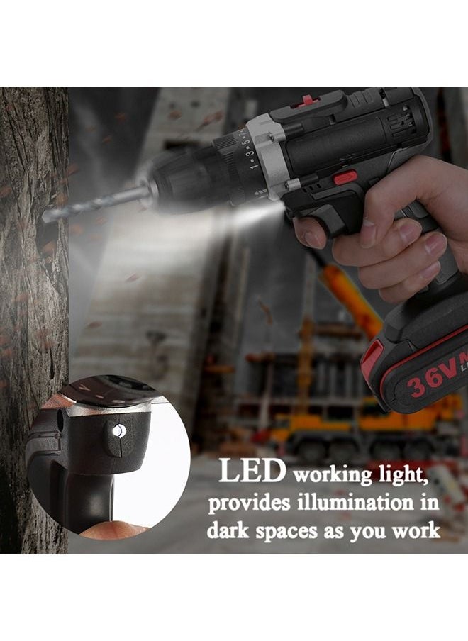 Arabest 36V Wireless Multi-functional Electric Impact Cordless Drill Hand Machine Electric Holder Cordless Power Drill  - Image 3