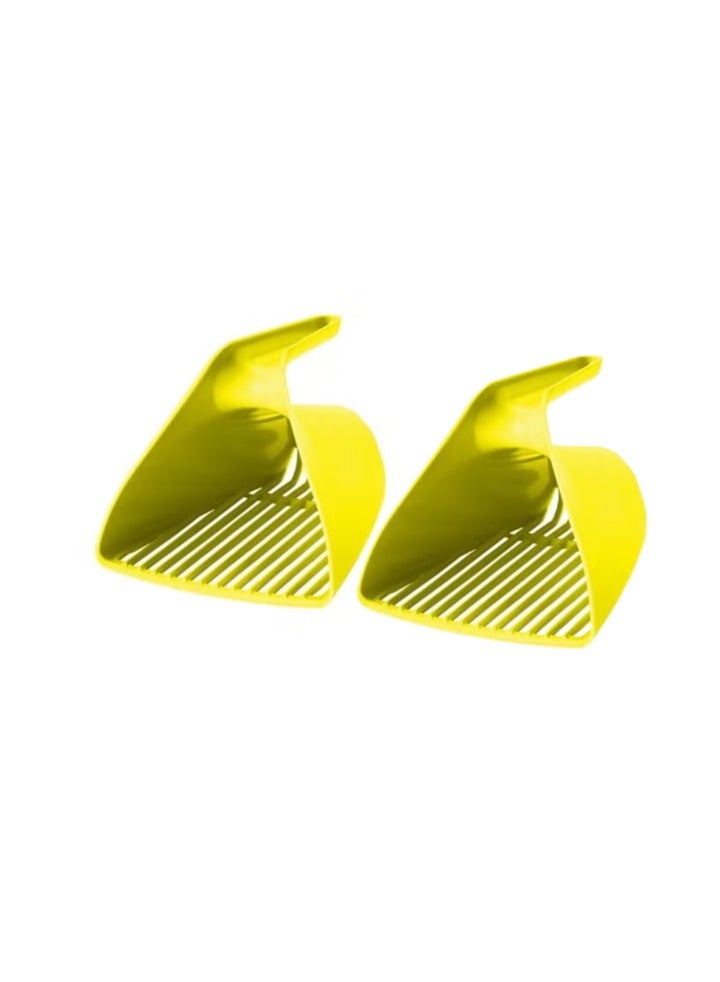 MODERNA 2pcs Moderna Premium Quality Litter Tray Scoop And Sift Yellow