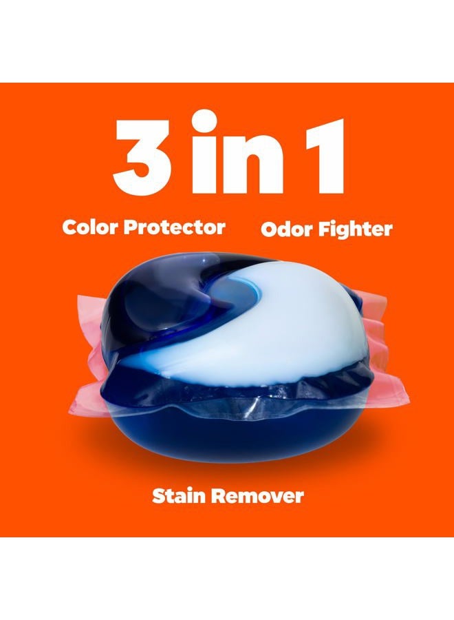 Tide PODS laundry detergent pacs, 3-in-1 Stain Remover, Odor Fighter, Color Protector, 42 Count, HE compatible, Spring Meadow Scent - Image 3