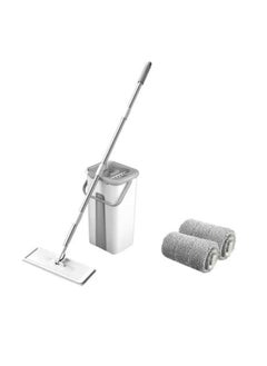 Generic Microfiber Floor Mop Set with Bucket and Refill Roll with 2 Pads, Model CY3.31 EX015BLK2590  - Image 1