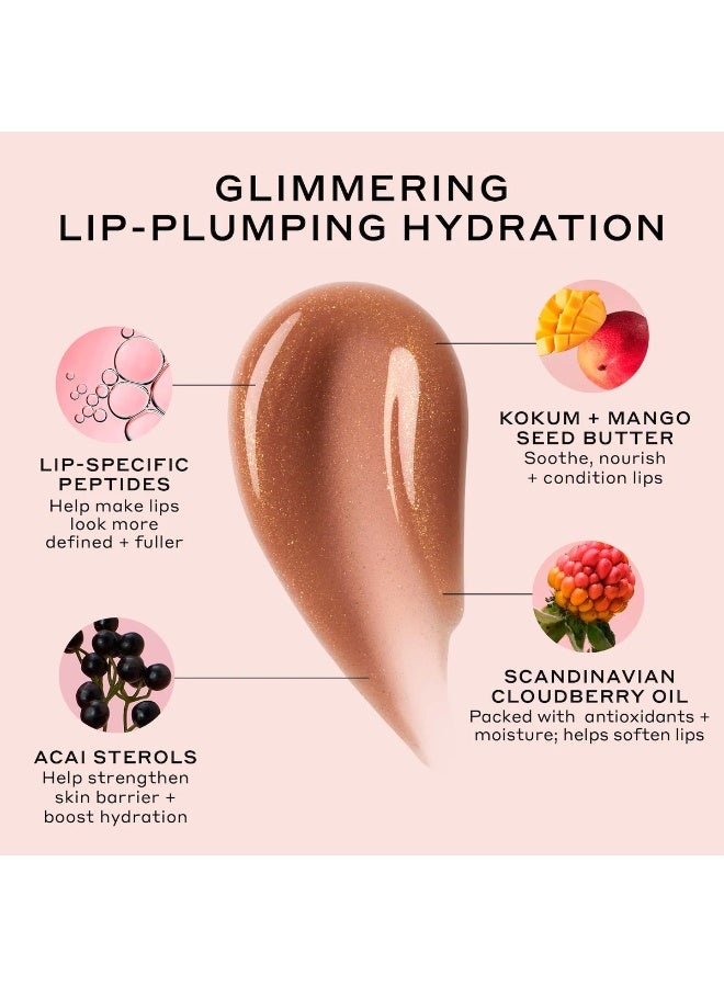 Olehenriksen Pout Preserve Peptide Lip Treatment, Creme Brulee Glimmer - Image 2