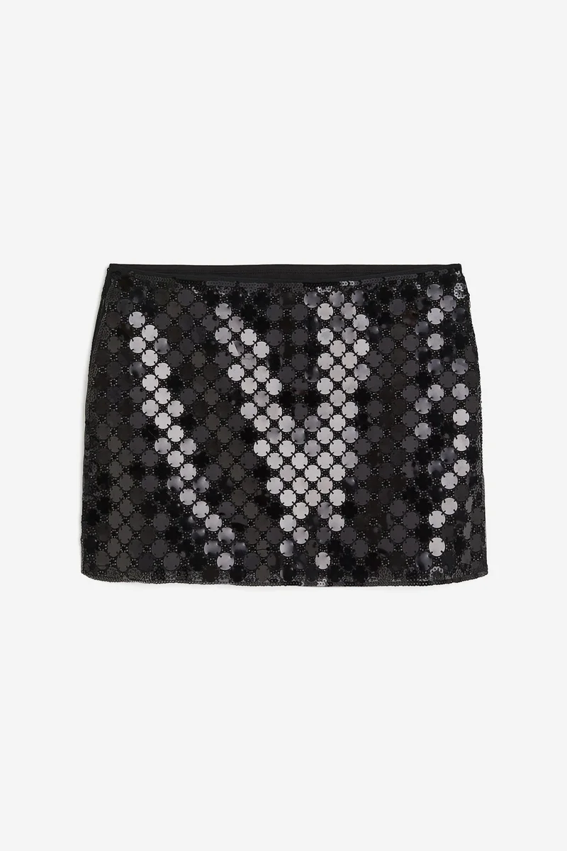 H&M Sequin Mini Skirt