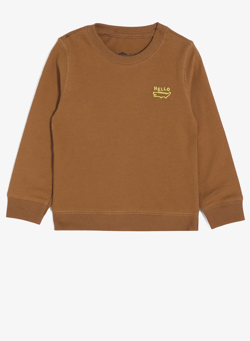 ريبلز مع نمشي طقم ولادي من قطعتين: سويت شيرت وبنطلون رياضي