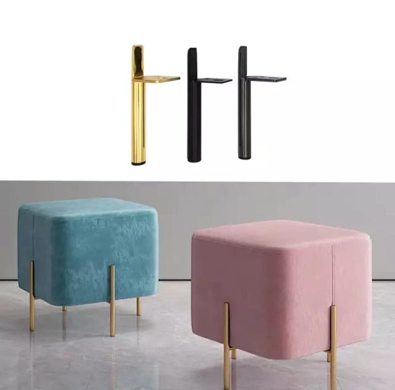 Aakash Dcor 6 2 8 Inch Gold Metal Sofa LegsSet of 4 Durable Replacement Sofa Paya Modern Rustproof Sturdy Furniture Legs for Home Office Handle Shape  - Image 5