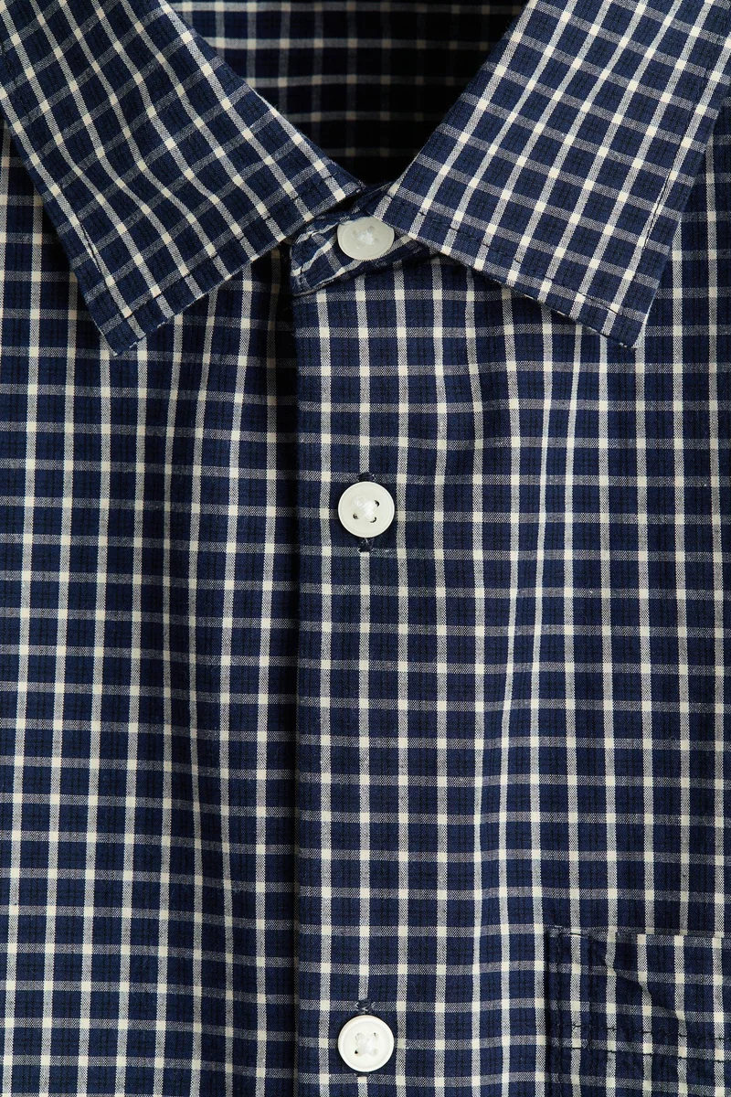 H&M  Relaxed Fit Cotton shirt for Men | Best Price UAE