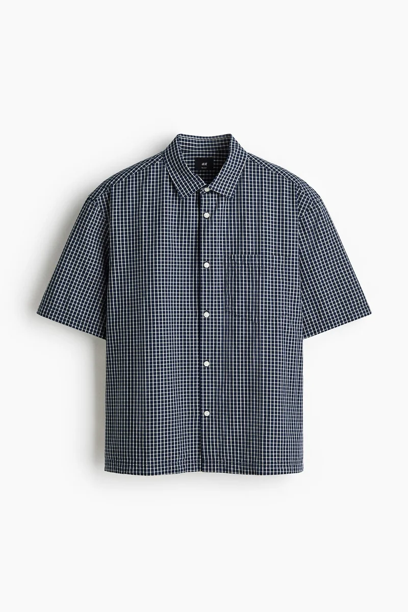 H&M  Relaxed Fit Cotton shirt for Men | Best Price UAE