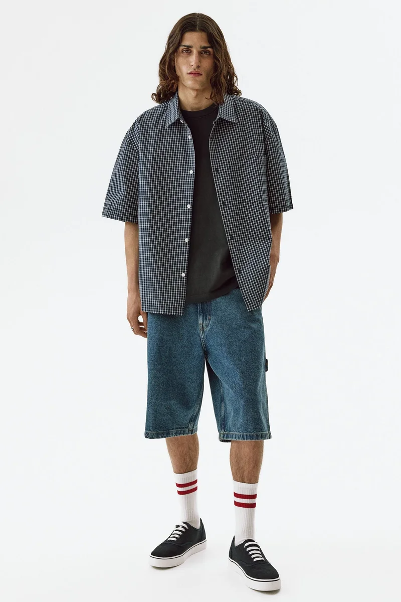 H&M  Relaxed Fit Cotton shirt for Men | Best Price UAE